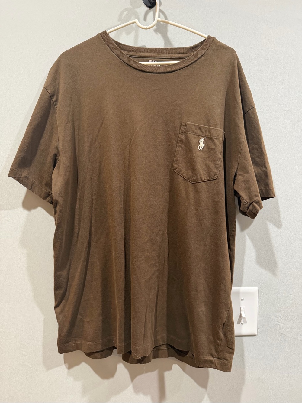 Polo by Ralph Lauren Brown Short-Sleeve Pocket Tee